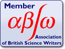 Member Button linking to the Association of British Science Writers (ABSW) - an association of science writers, journalists, broadcasters and science-based communications professionals - many of whom are available for freelance work